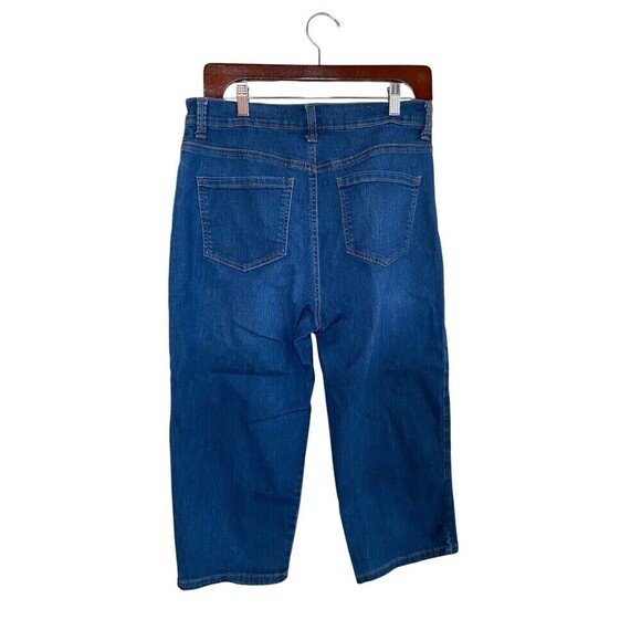 Gloria Vanderbilt Darkwash Capri Amanda Sz.8 - Picture 2 of 4